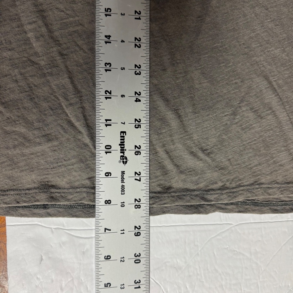 We The Free Mens Gray Slub Knit Short Sleeve T-Shirt Relaxed Fit Medium - Picture 5 of 8
